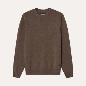 Essential Patch Crew Neck Sweater Dark Stone