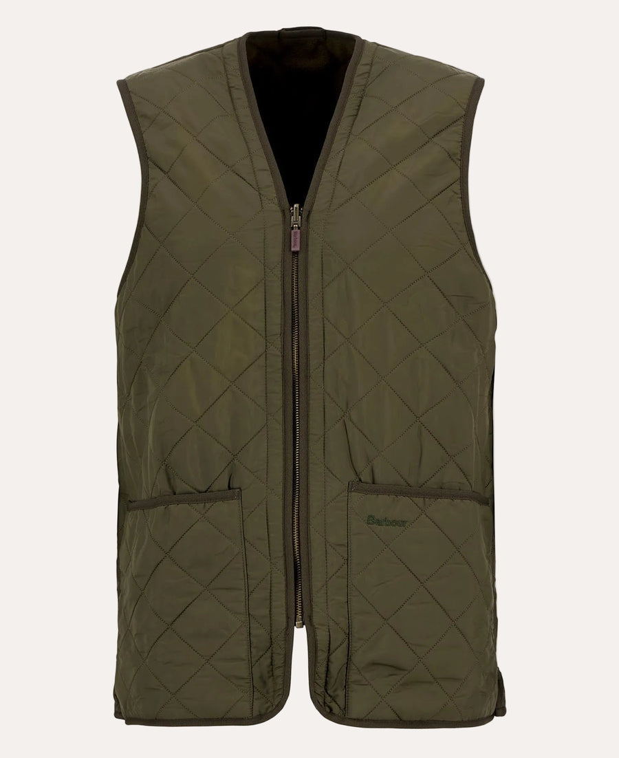Polarquilt Waistcoat/Zip-In Liner Olive