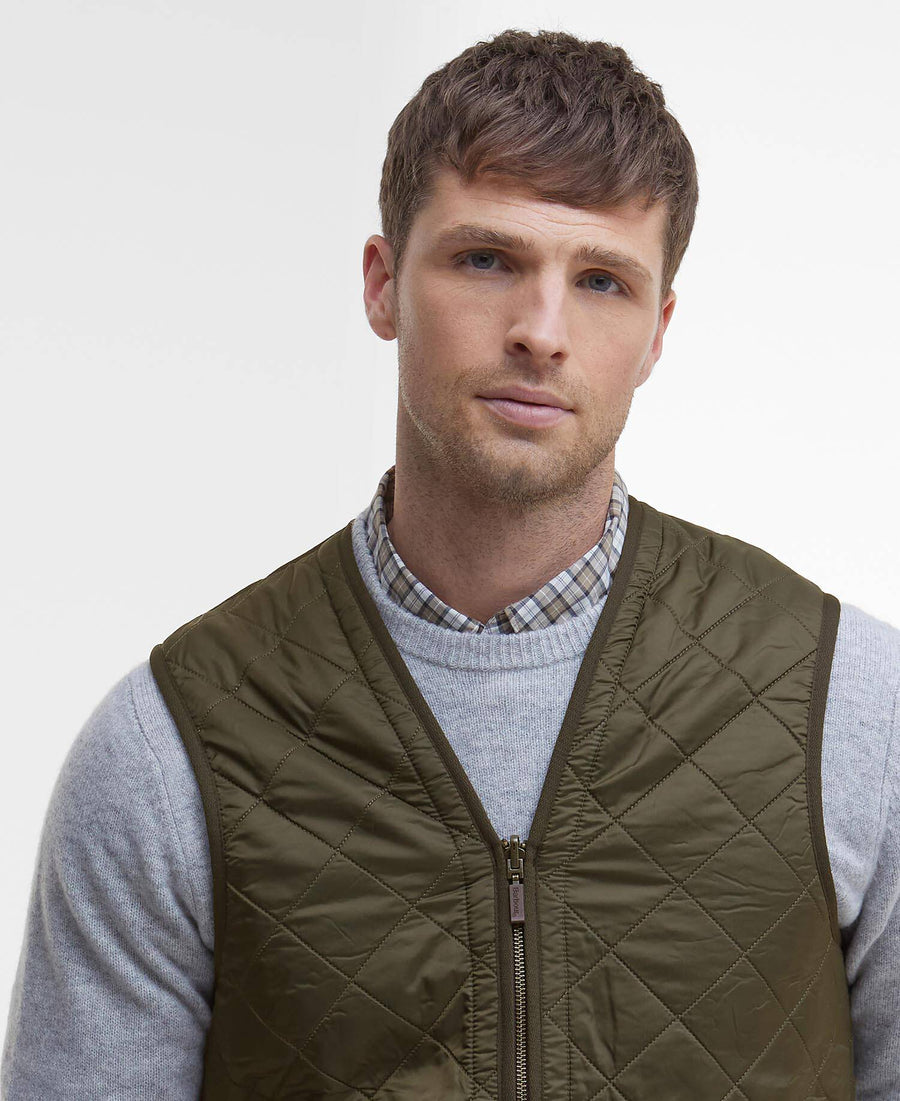Polarquilt Waistcoat/Zip-In Liner Olive