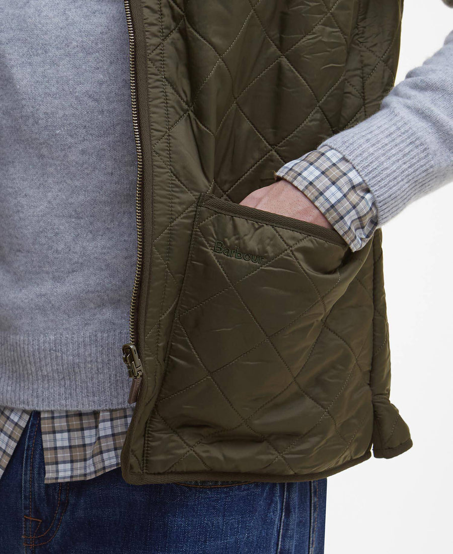 Polarquilt Waistcoat/Zip-In Liner Olive
