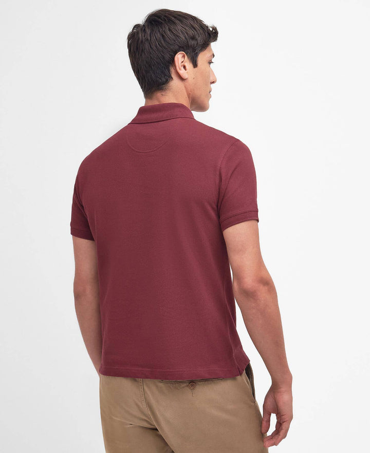 Tartan Pique Polo Shirt Ruby