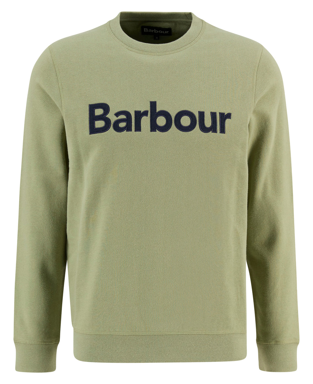 Pique Applique Crew Sweatshirt Laurel Green