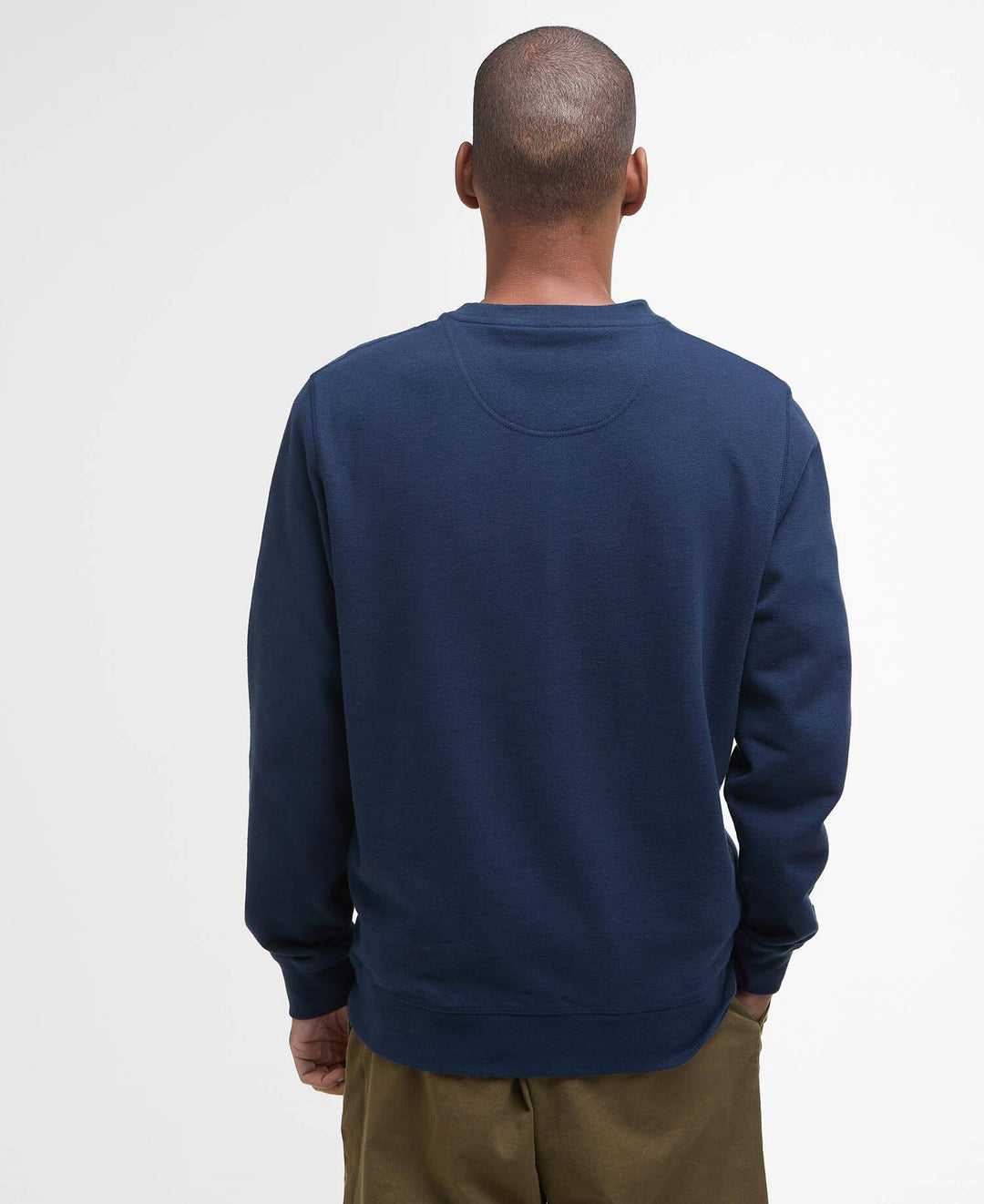 Pique Applique Crew Sweatshirt Navy