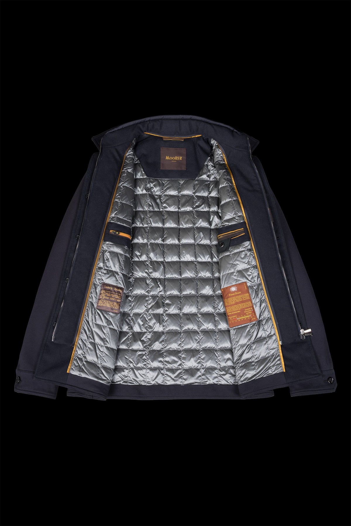Torquato Jacket Dark Blue - innvendig detalj