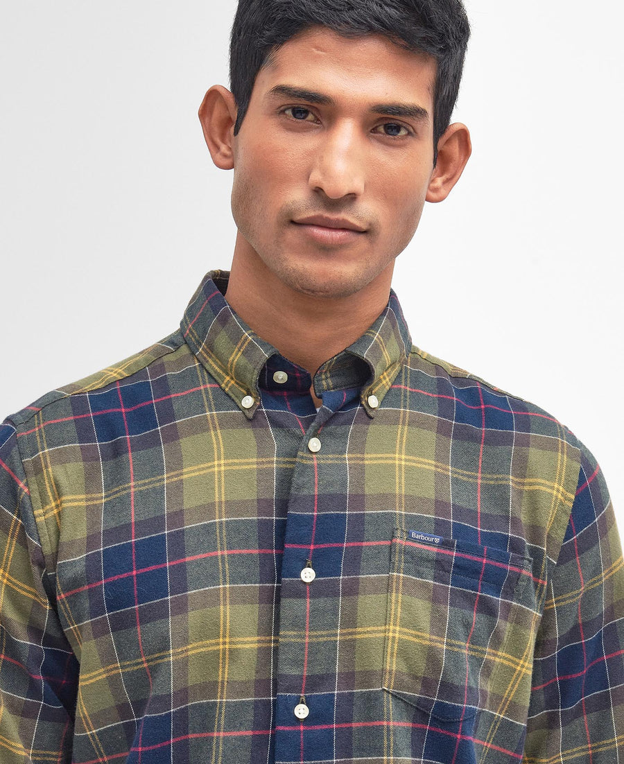 Fortrose Tailored Fit Shirt Tartan - detaljbilde