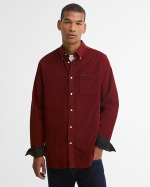 Ramsey Tailored Cord Shirt Russet Brown