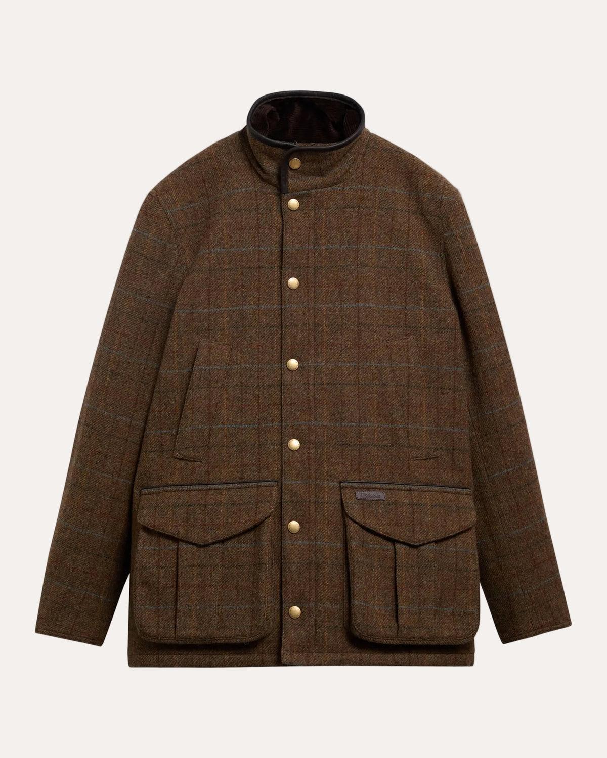 Hereford Tweed Wool Jacket Moss Green