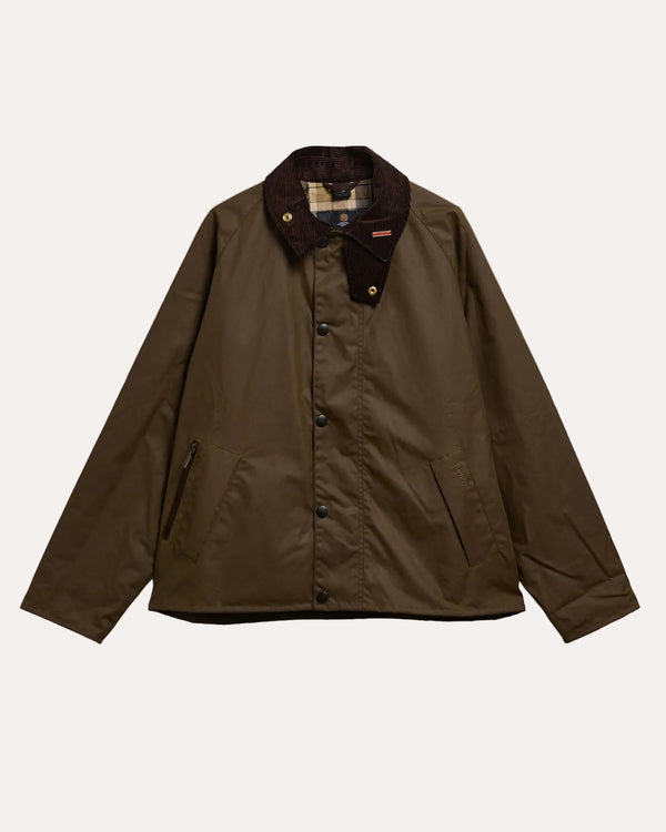Barbour Icons Transport Wax Jacket Brown - packshot