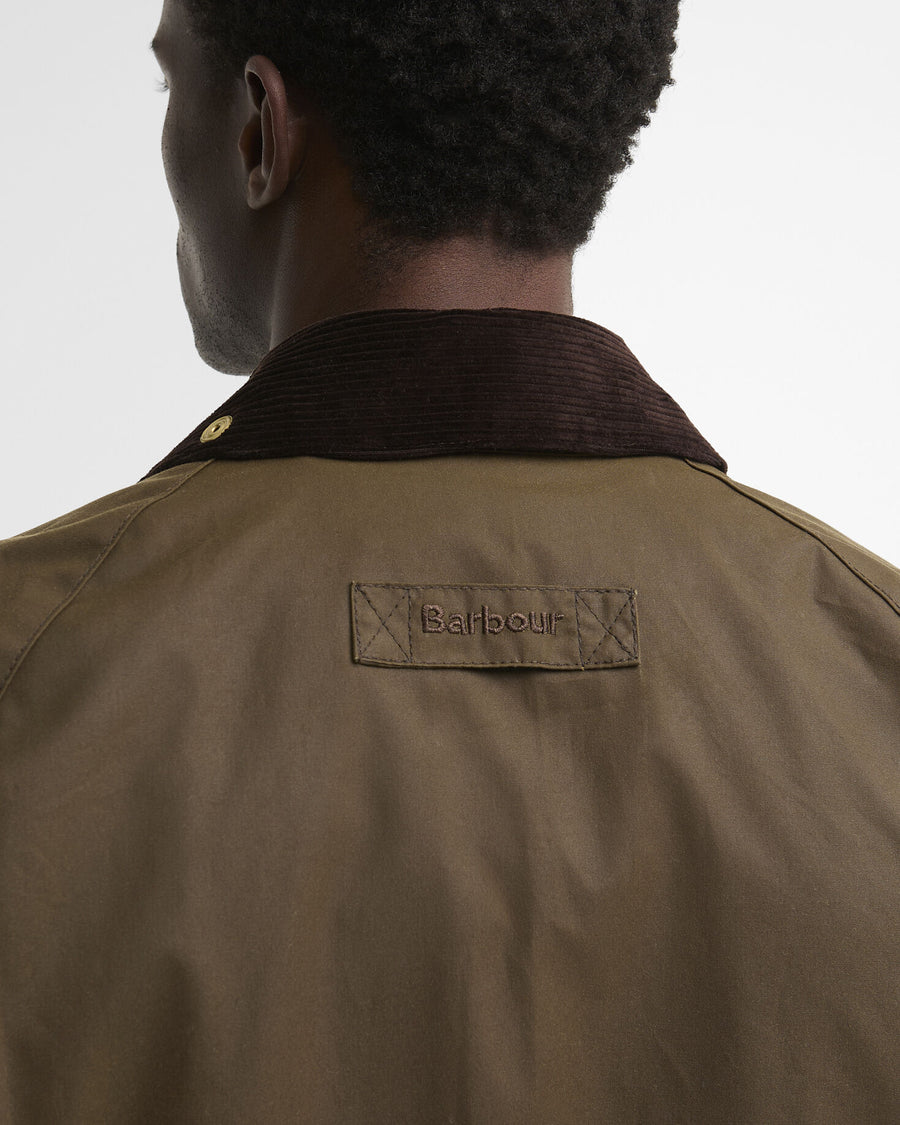 Barbour Icons Transport Wax Jacket Brown - detaljbilde