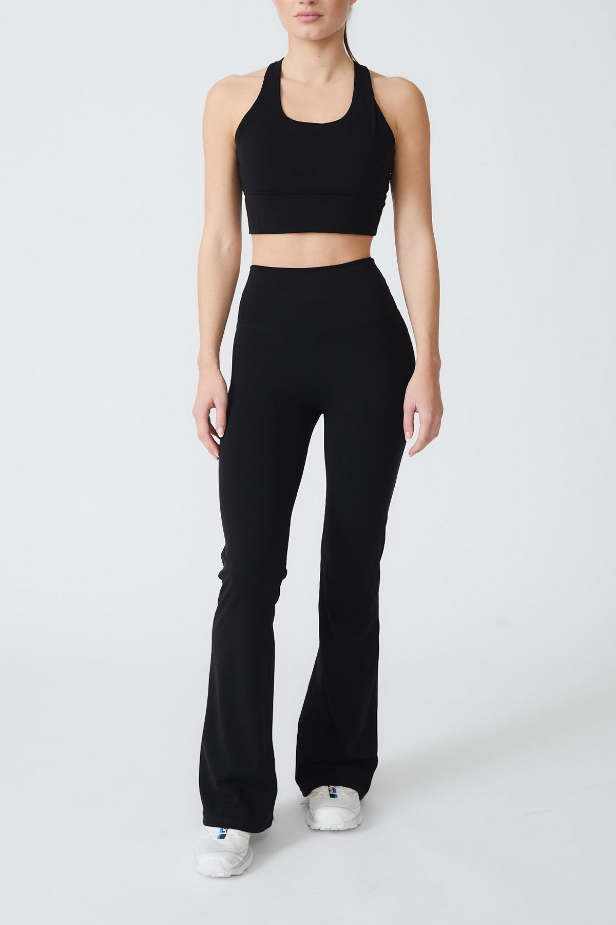 Flare Tights Long Black