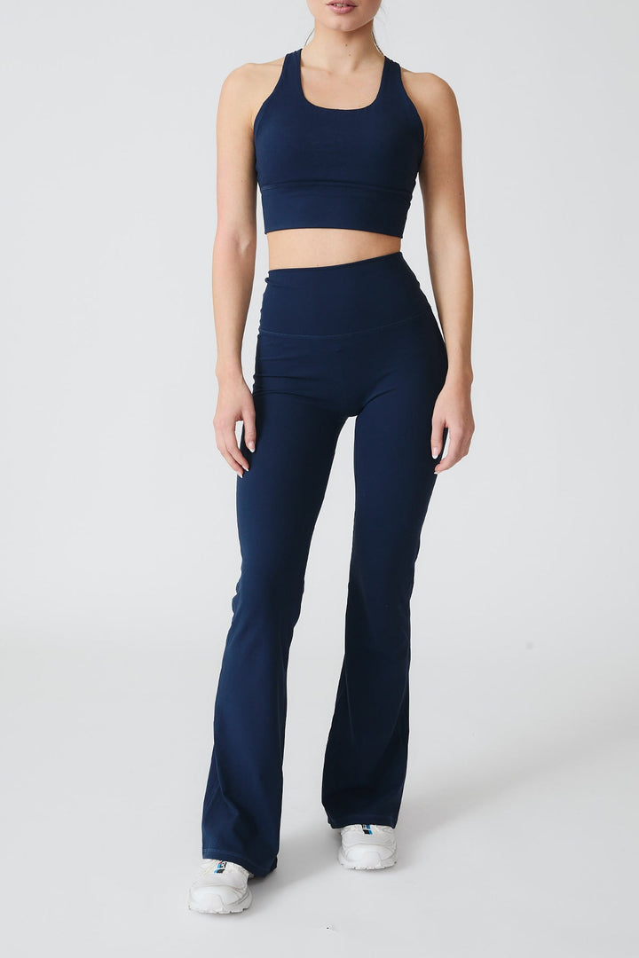 Flare Tights Long Navy