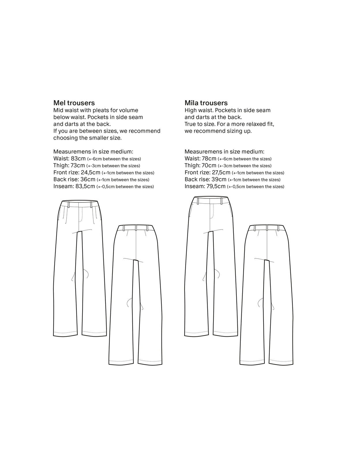 Mila Trouser Black - Ahlvar Gallery lookbook