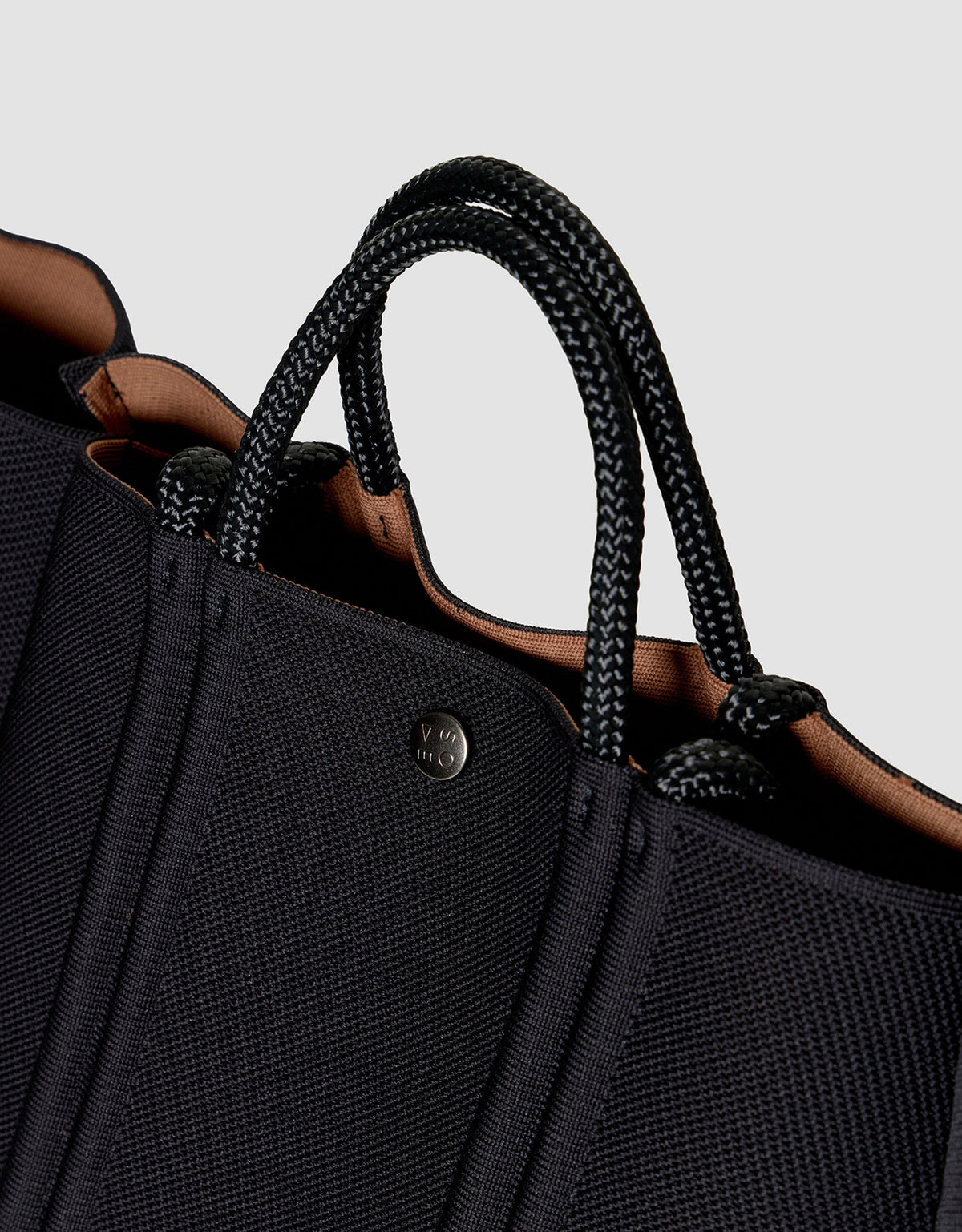 Meridian Large Tote- Black/Hazelnut