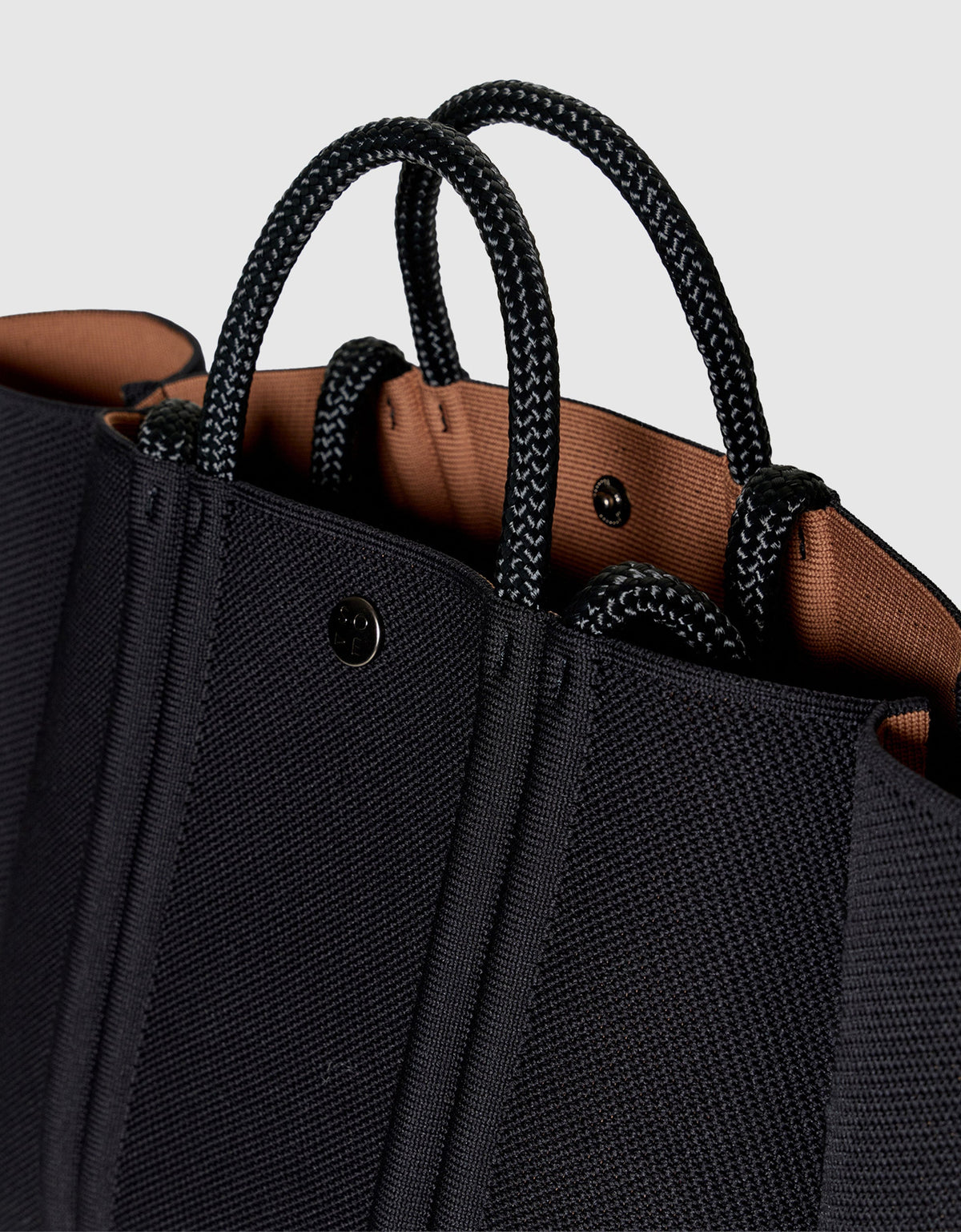 Meridian Midi Tote- Black/Hazelnut