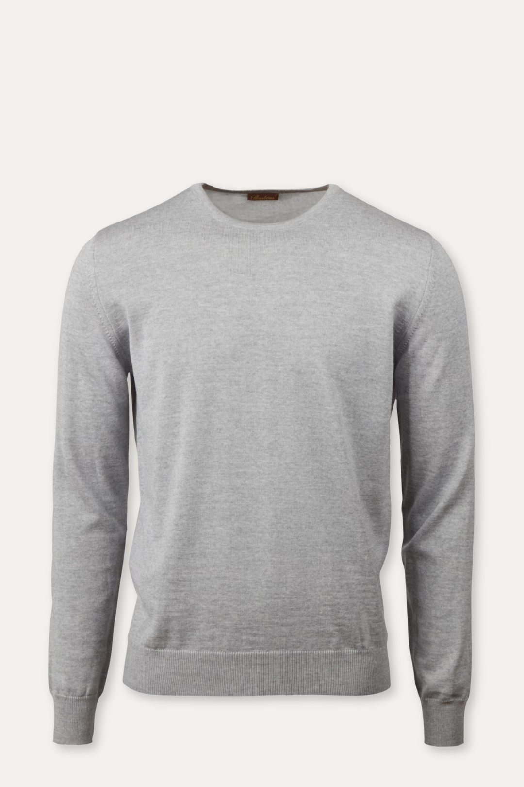 Merino Crew Neck Light Grey