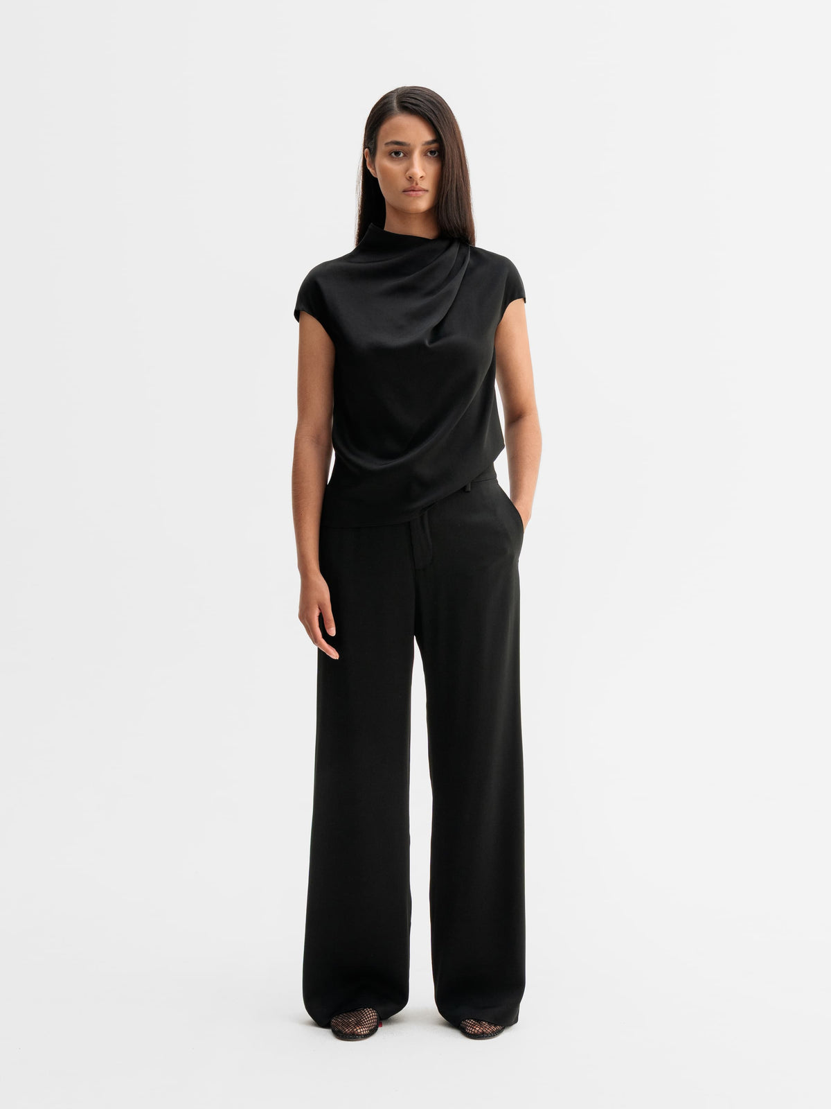 Mila Trouser Black - Ahlvar Gallery