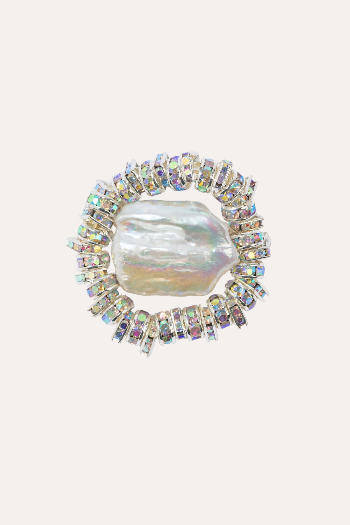 Mini Paris Brooch Silver