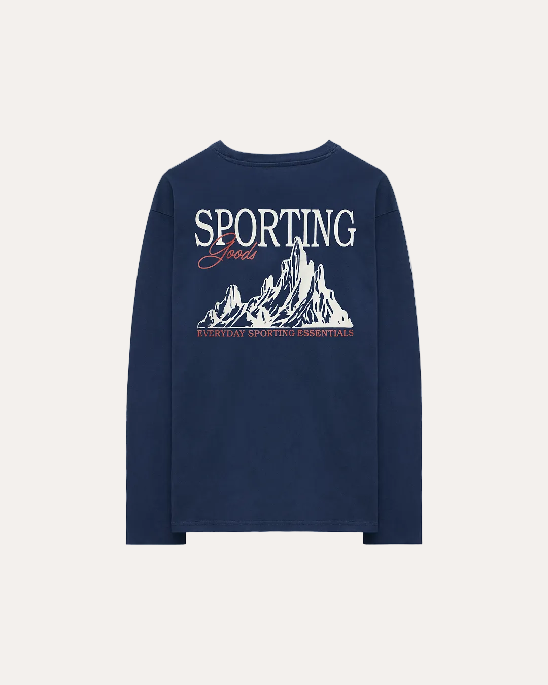 Mountain Long Sleeve Washed Navy - back