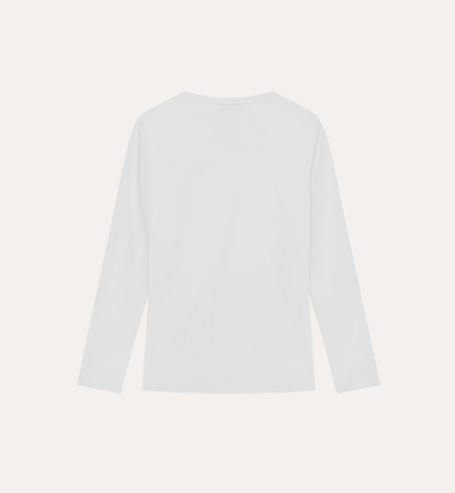 MMGPerry LS O-Neck Tee White