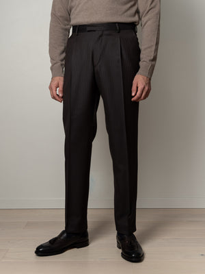 N Parma Trousers Dark Brown