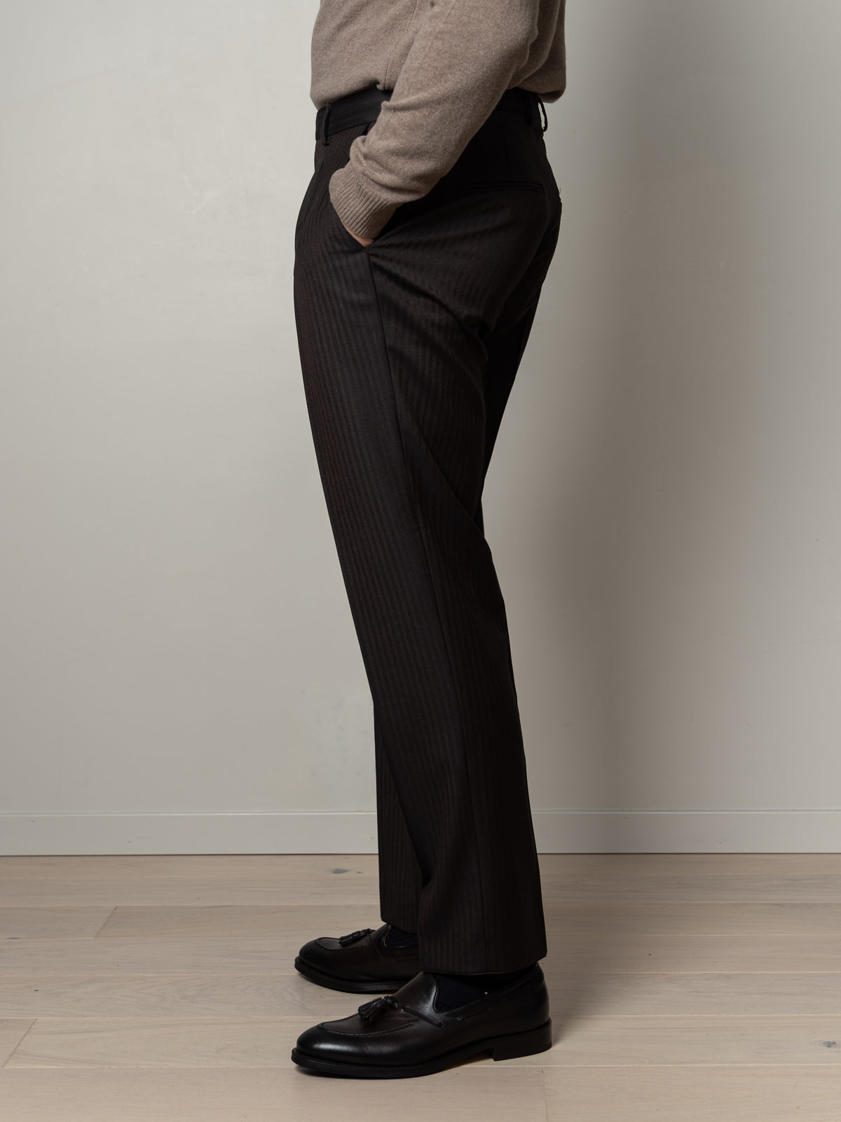 N Parma Trousers Dark Brown