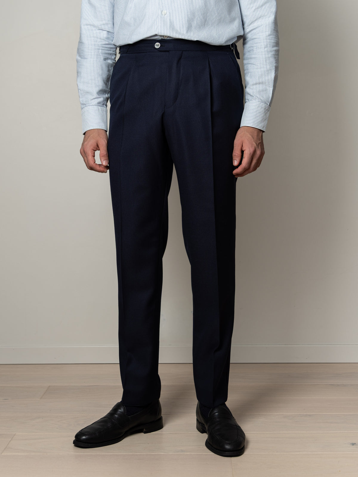N Prato Wool Trousers Navy