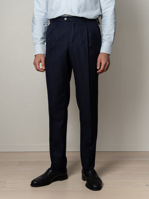 N Prato Wool Trousers Navy