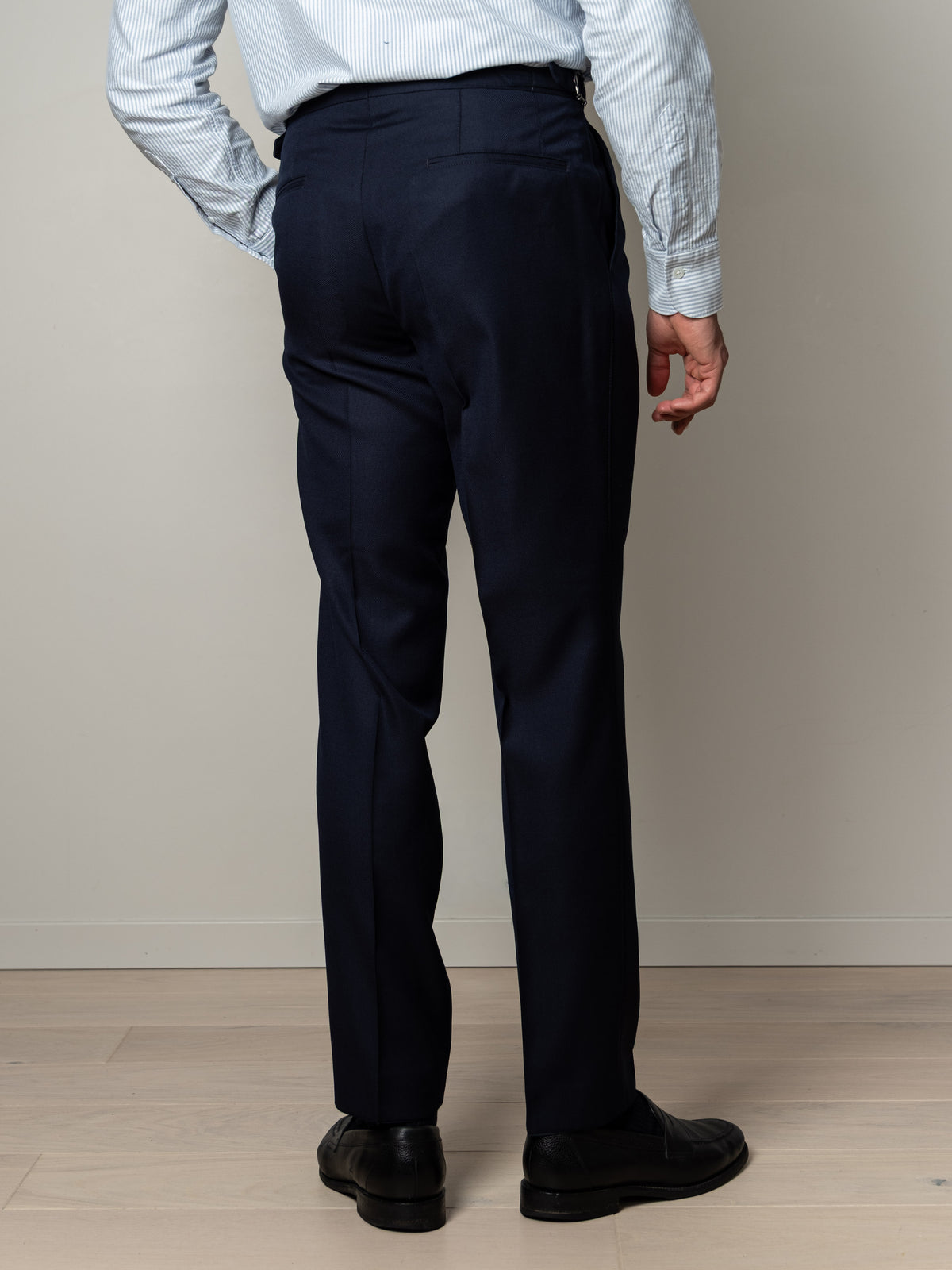 N Prato Wool Trousers Navy