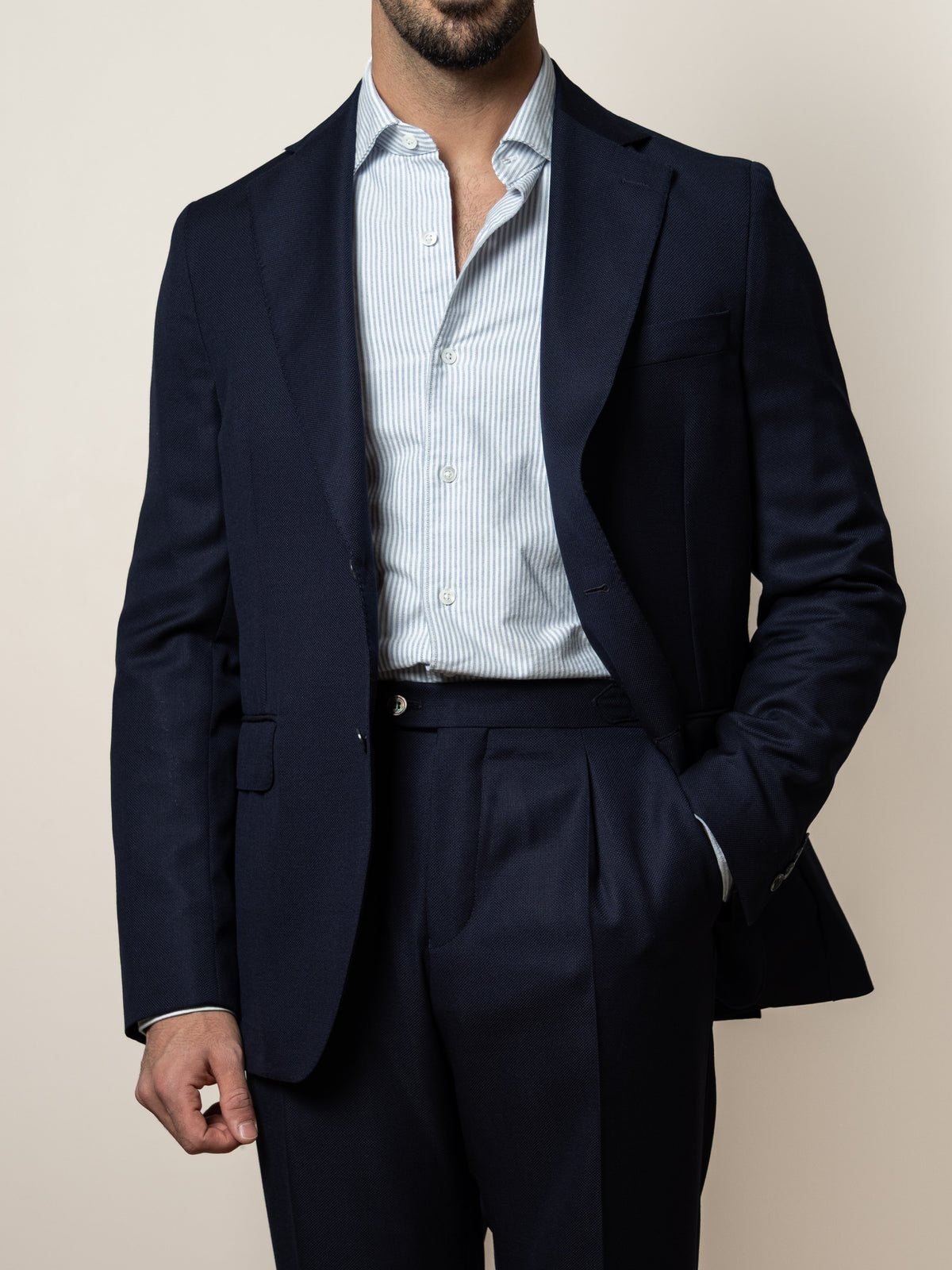 N Siena Wool Blazer Navy
