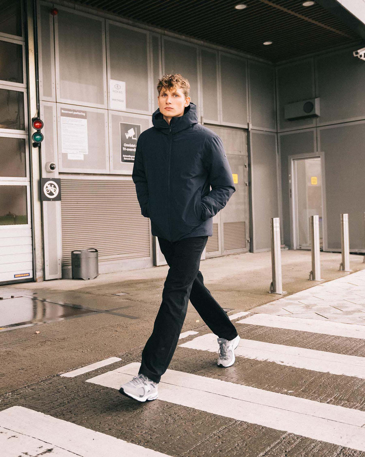 Nimbus Midnight Blue - Scandinavian Edition jakke, modellbilde
