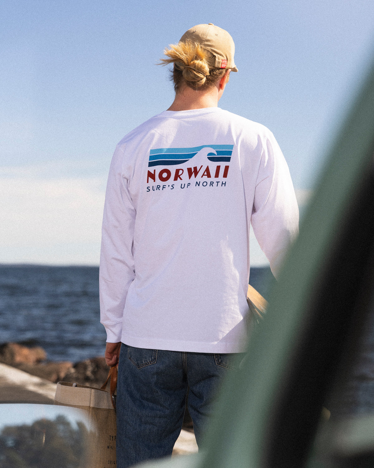 Surf's Up North Long Sleeve Snow White fra Norwaii - rygg
