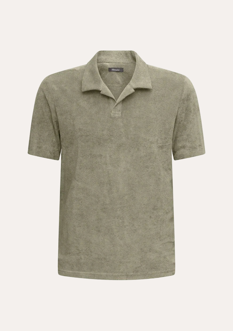 Riviera Terry Polo Short Sleeve Olive Green