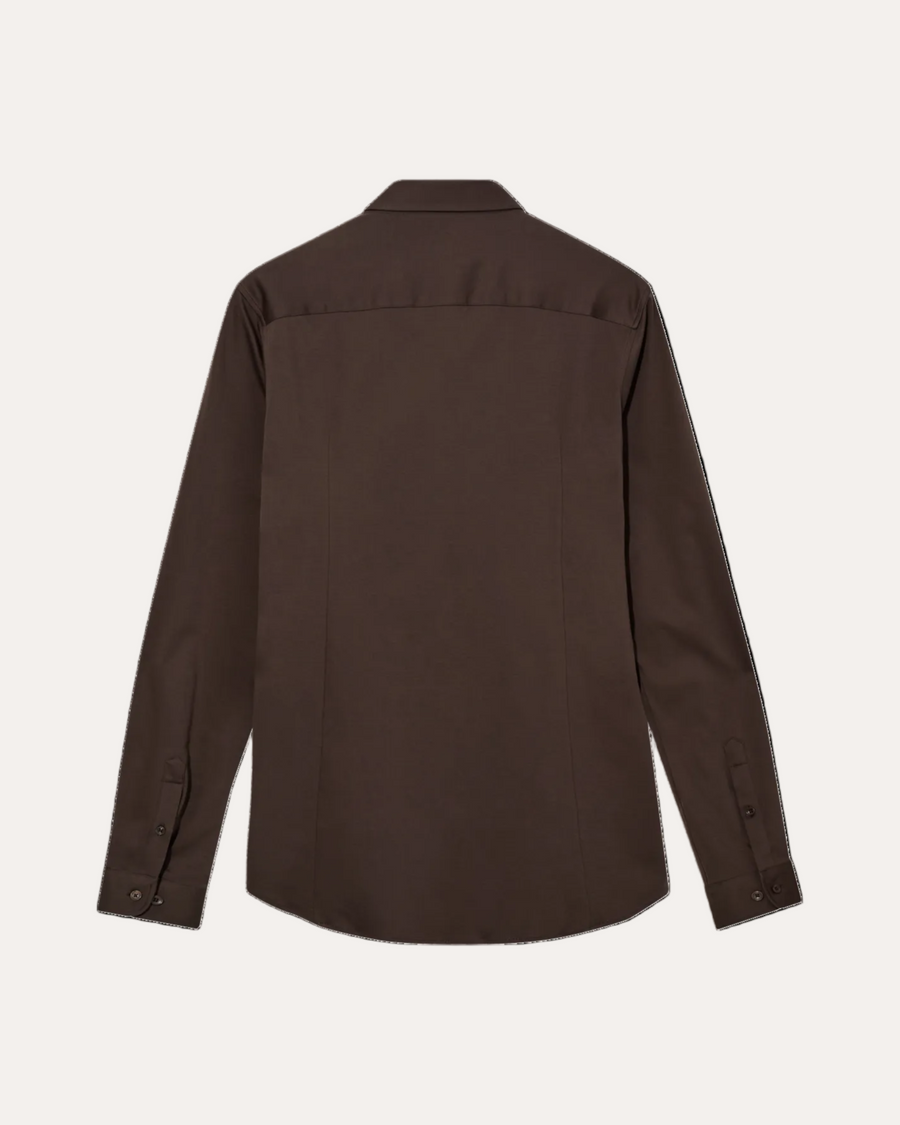 Marco Jersey Shirt Chocolate Brown