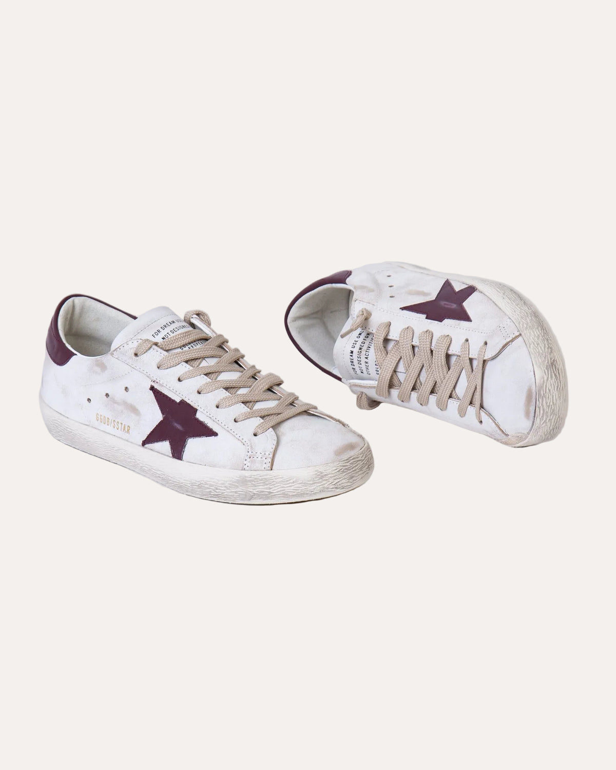 Golden Goose Super-Star White/Red - vinkelbilde
