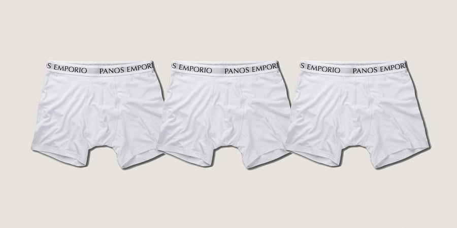 3pk Base Bamboo Boxer White