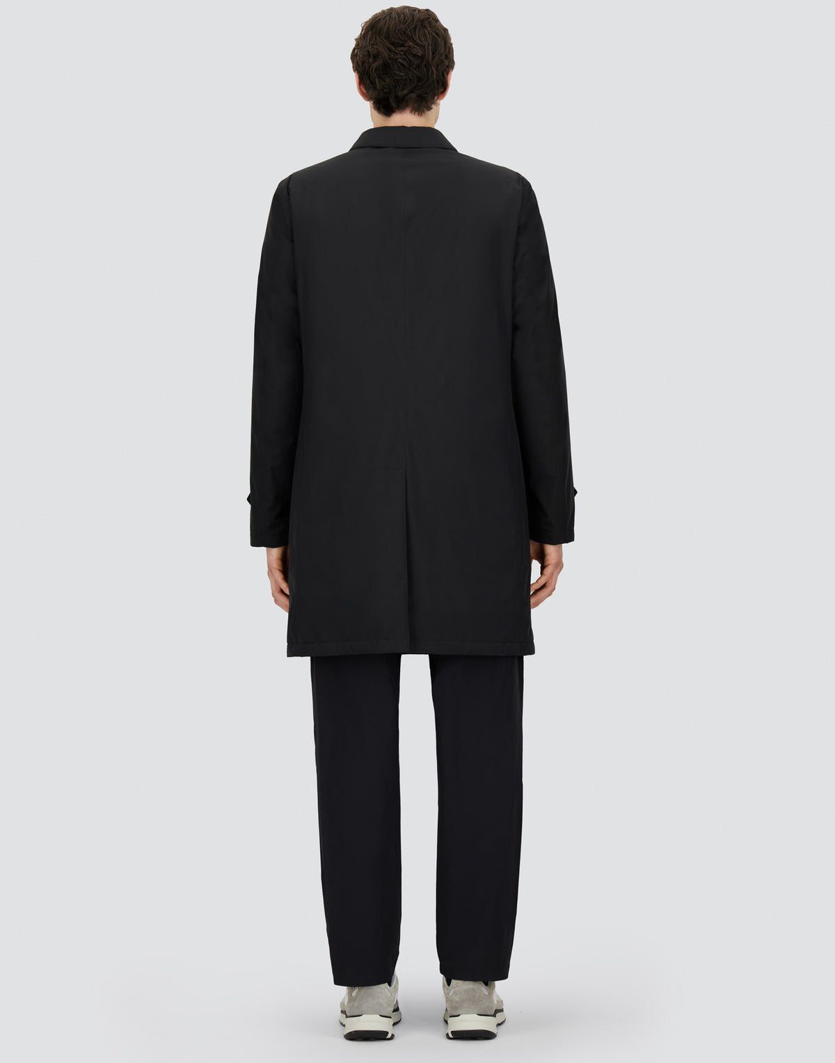 Down Trench Coat Black
