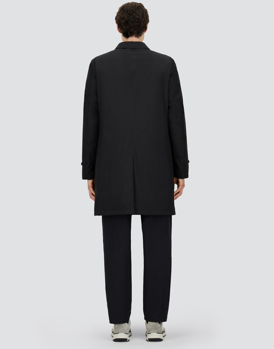 Down Trench Coat Black