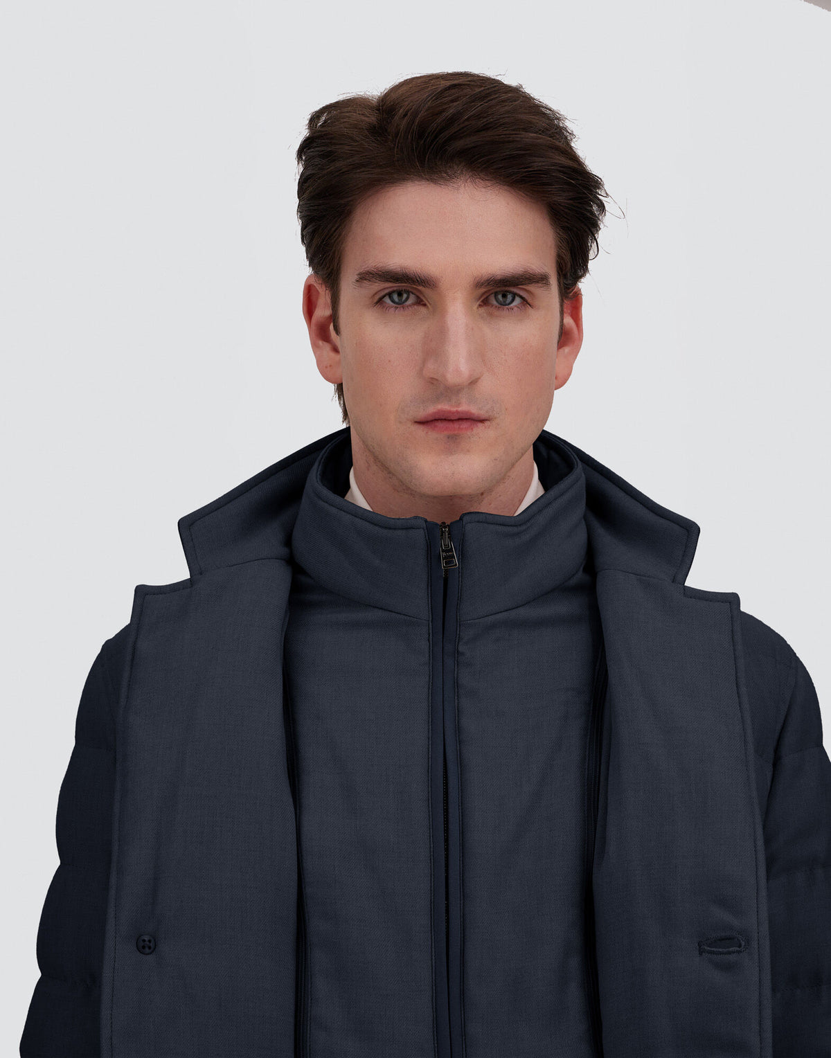 Down Blazer Navy