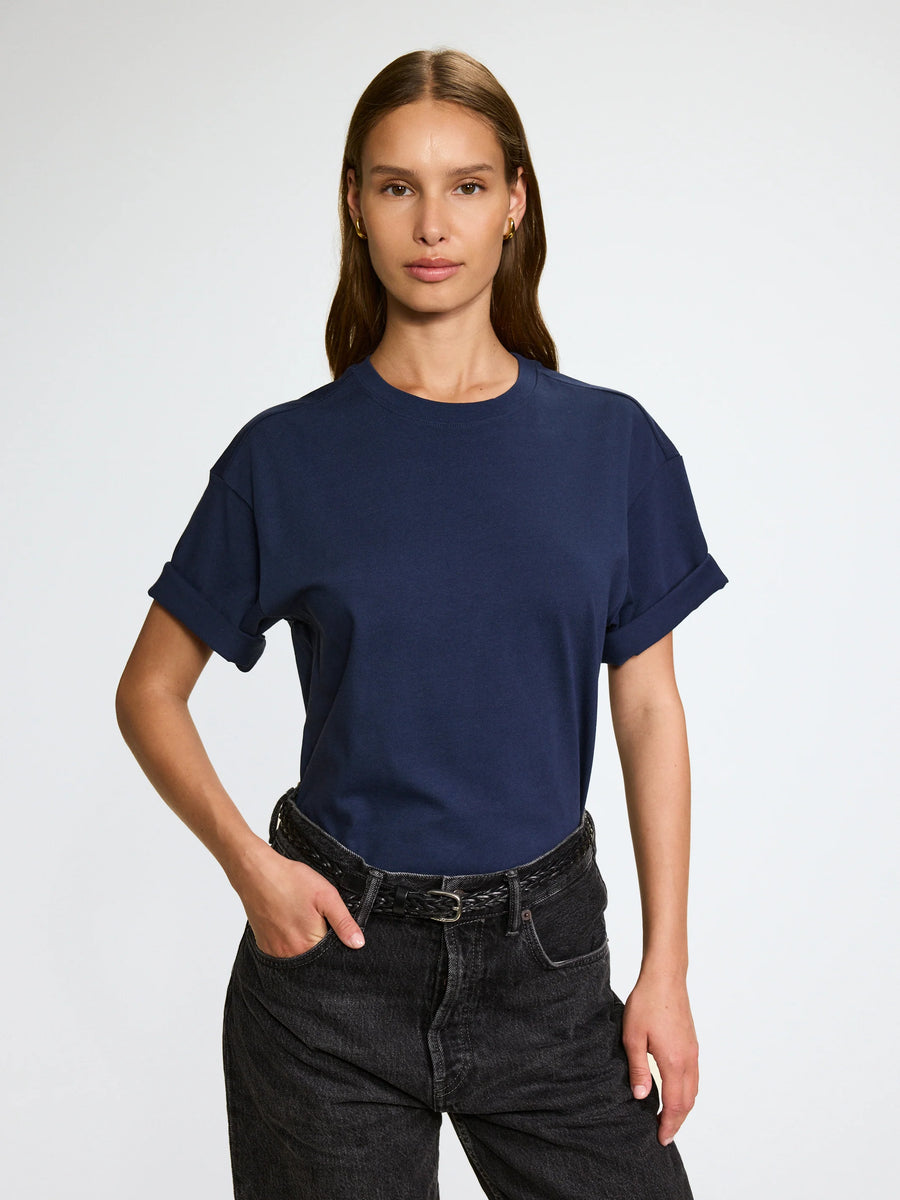 Organic Cotton Oversized T-Shirt Blue