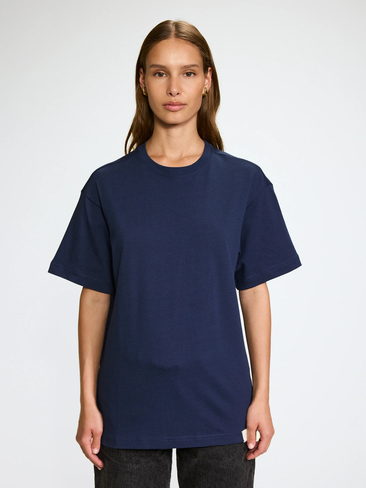 Organic Cotton Oversized T-Shirt Blue