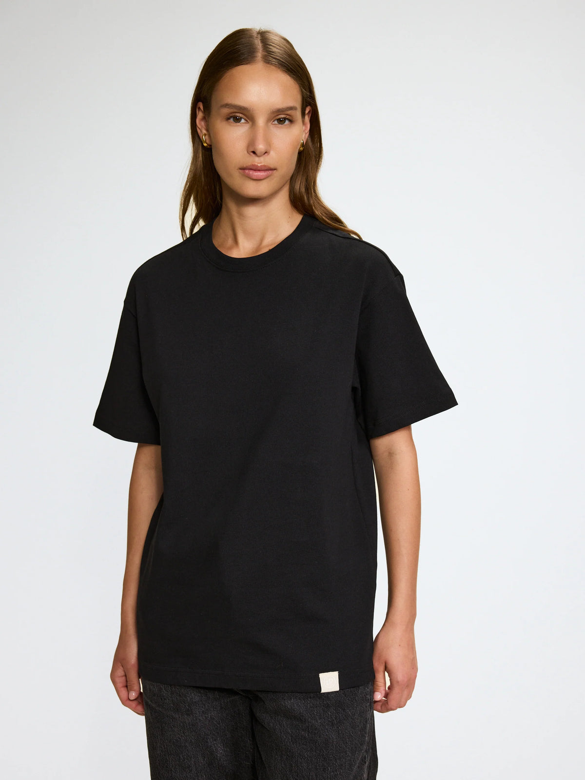 Organic Cotton Relaxed T-Shirt Black