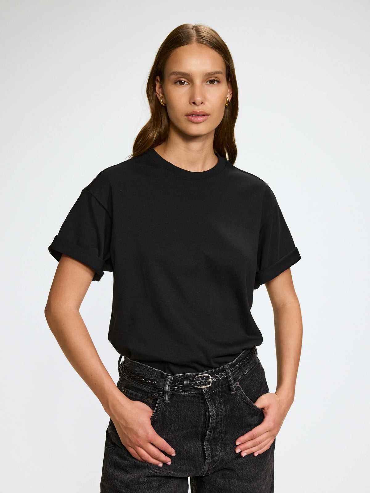 Organic Cotton Relaxed T-Shirt Black
