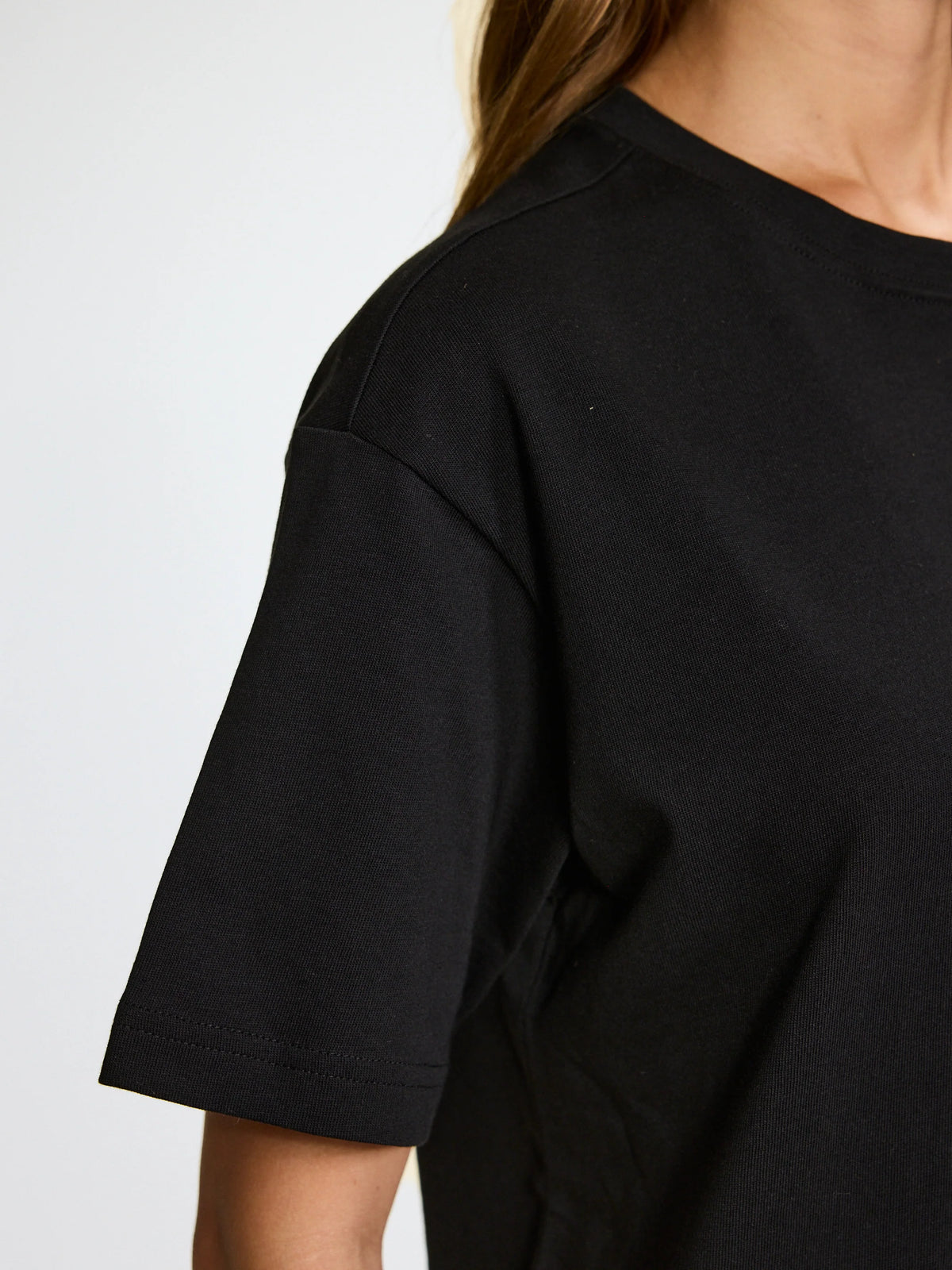 Organic Cotton Relaxed T-Shirt Black