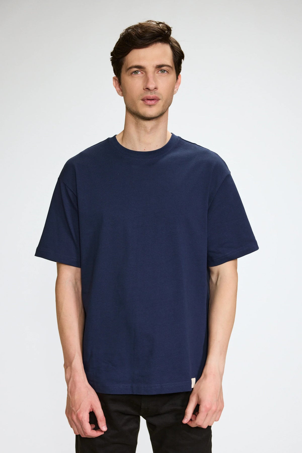 Organic Cotton Oversized T-Shirt Blue