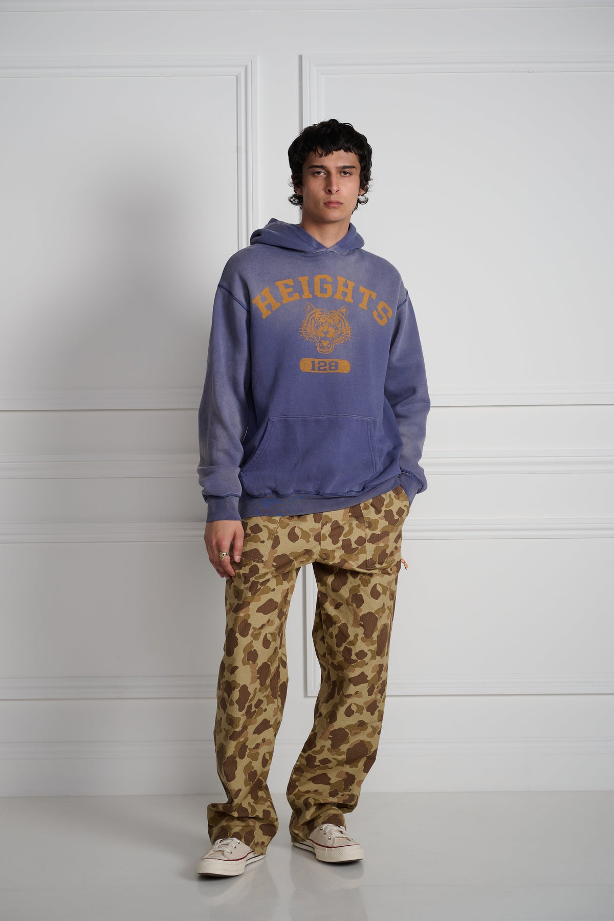Hights Hoodie Sunfaded Purple
