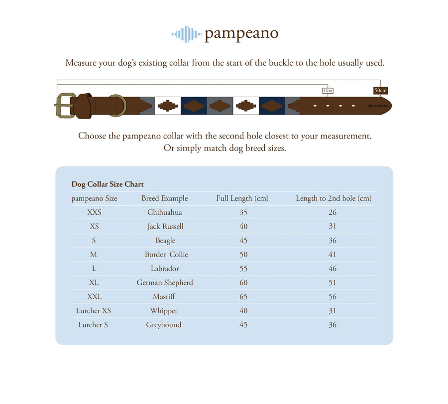 Pampa Dog Collar Caza