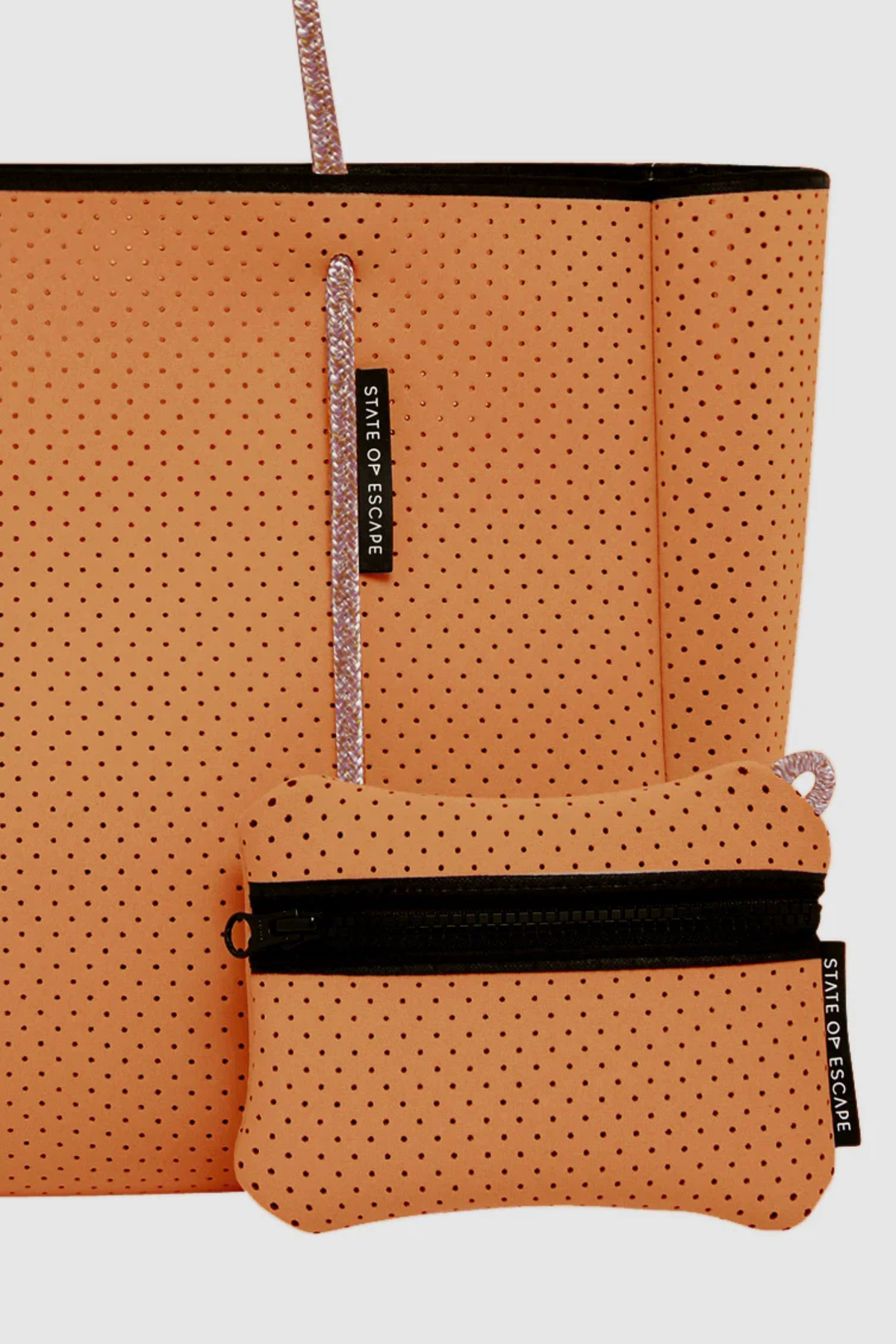 Escape Tote- Peach Haze Guava