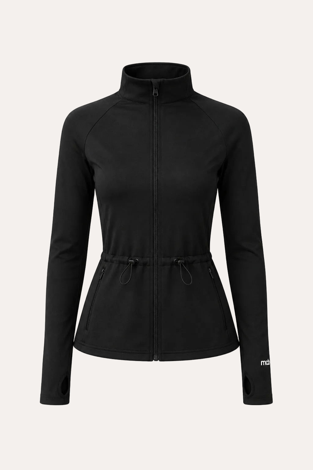 Peplum Jacket Black - MCB Sportswear