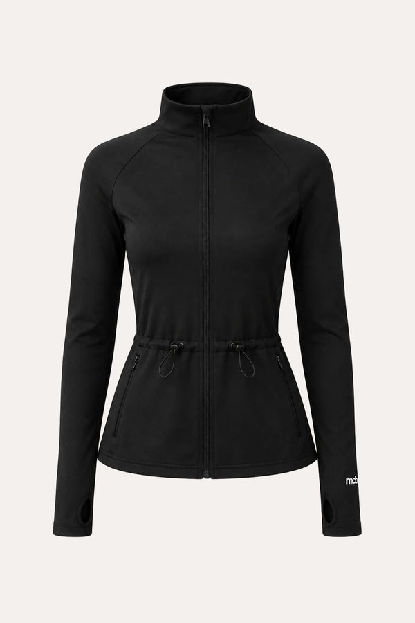 Peplum Jacket Black - MCB Sportswear