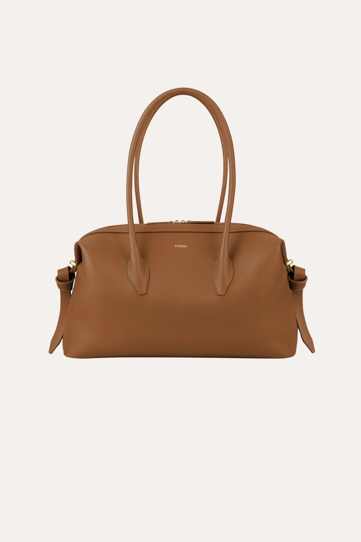 Brioche Duffle - Hazel Pebble Grained Leather